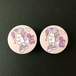 2 of Unicorn Pop Up Socket Grip Phone Stand